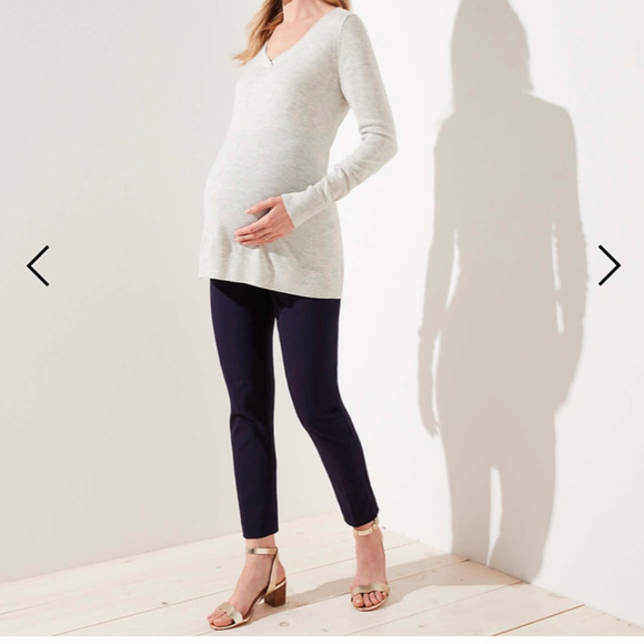 LOFT Pants - NWOT LOFT maternity skinny ankle pants 6